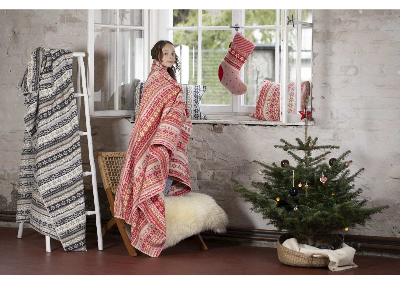 SILVRETTA "NORWEGER BORDÜRE" 140/200 cm