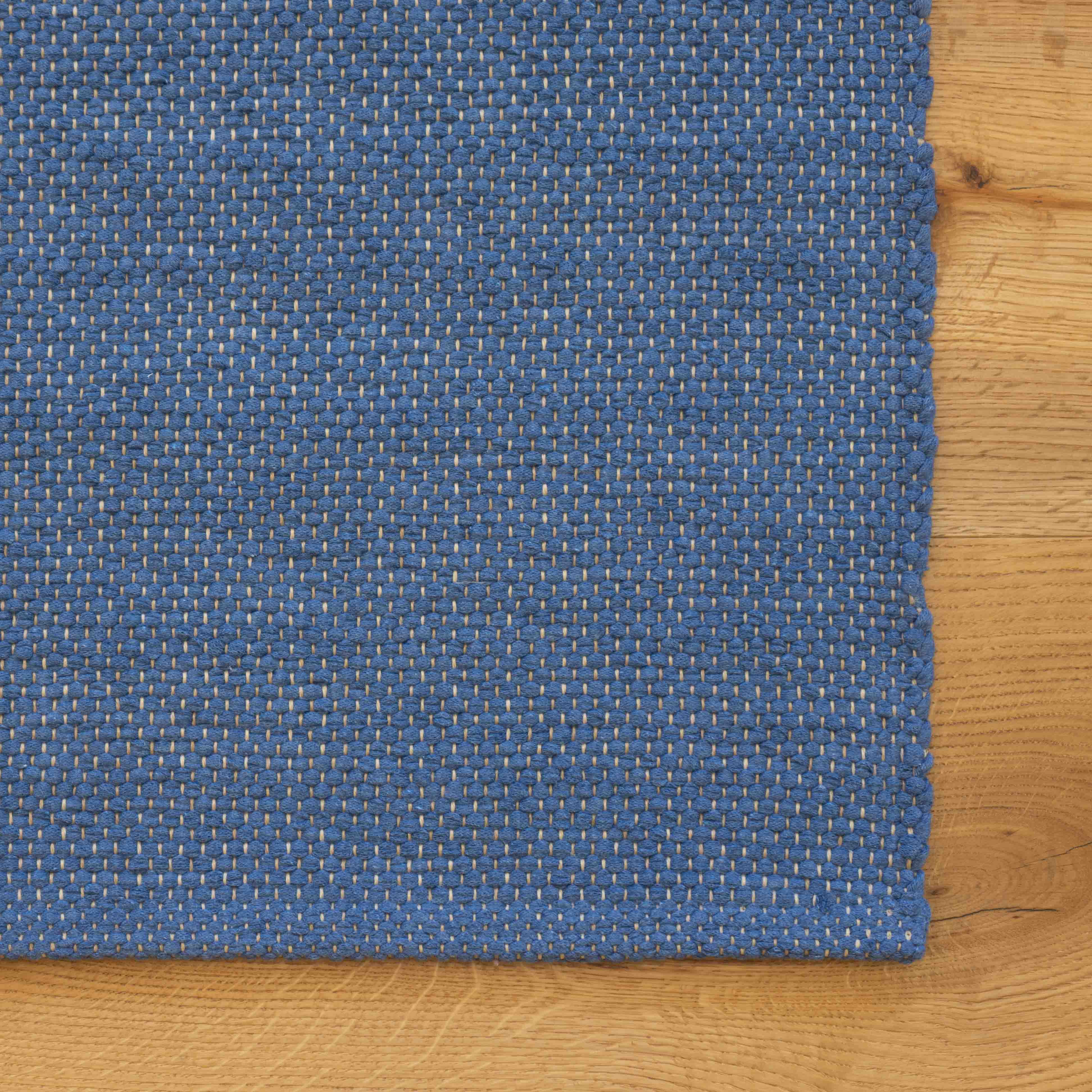 Baumwolle blau - Teppichmuster