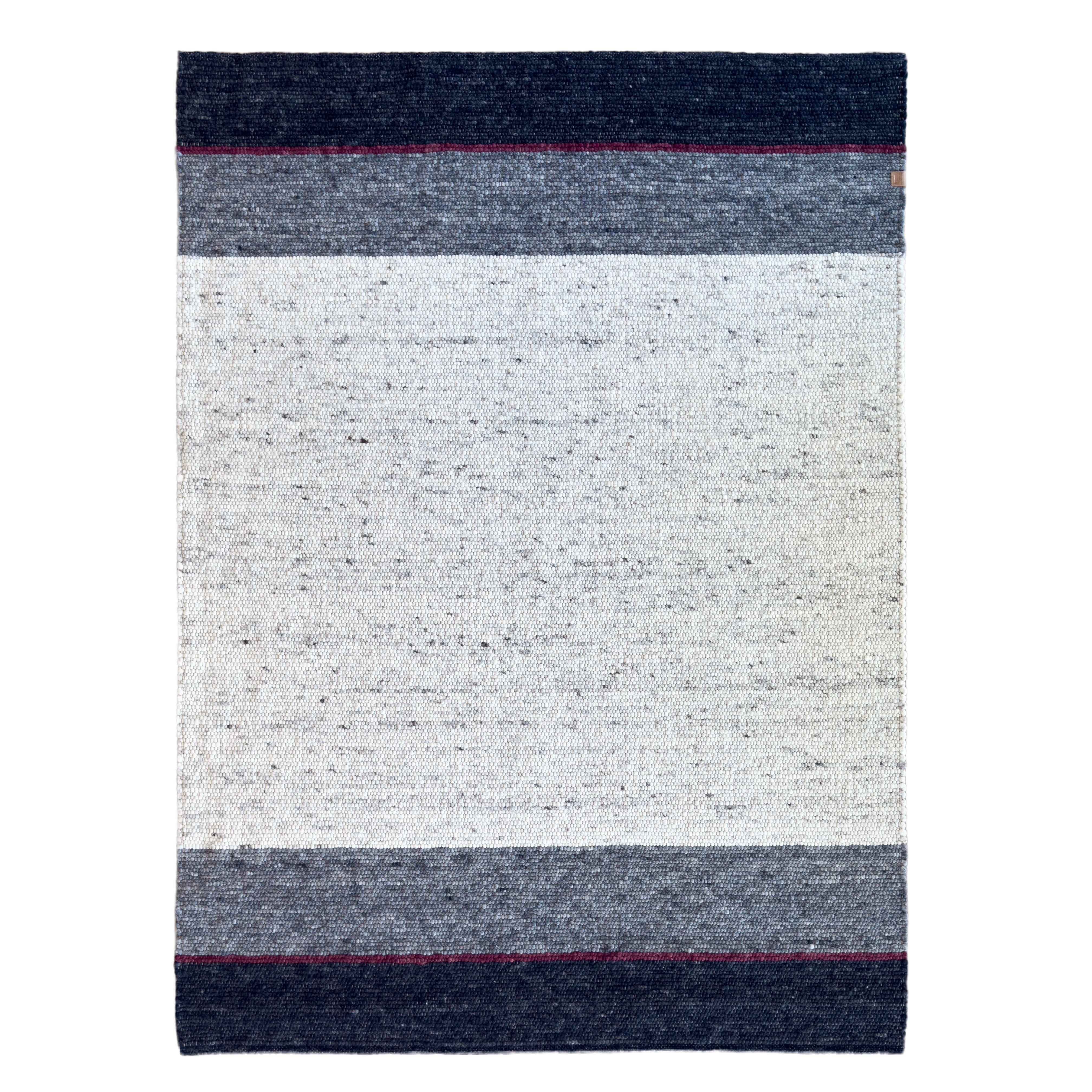 BLOG grau/rot - 170/240 cm