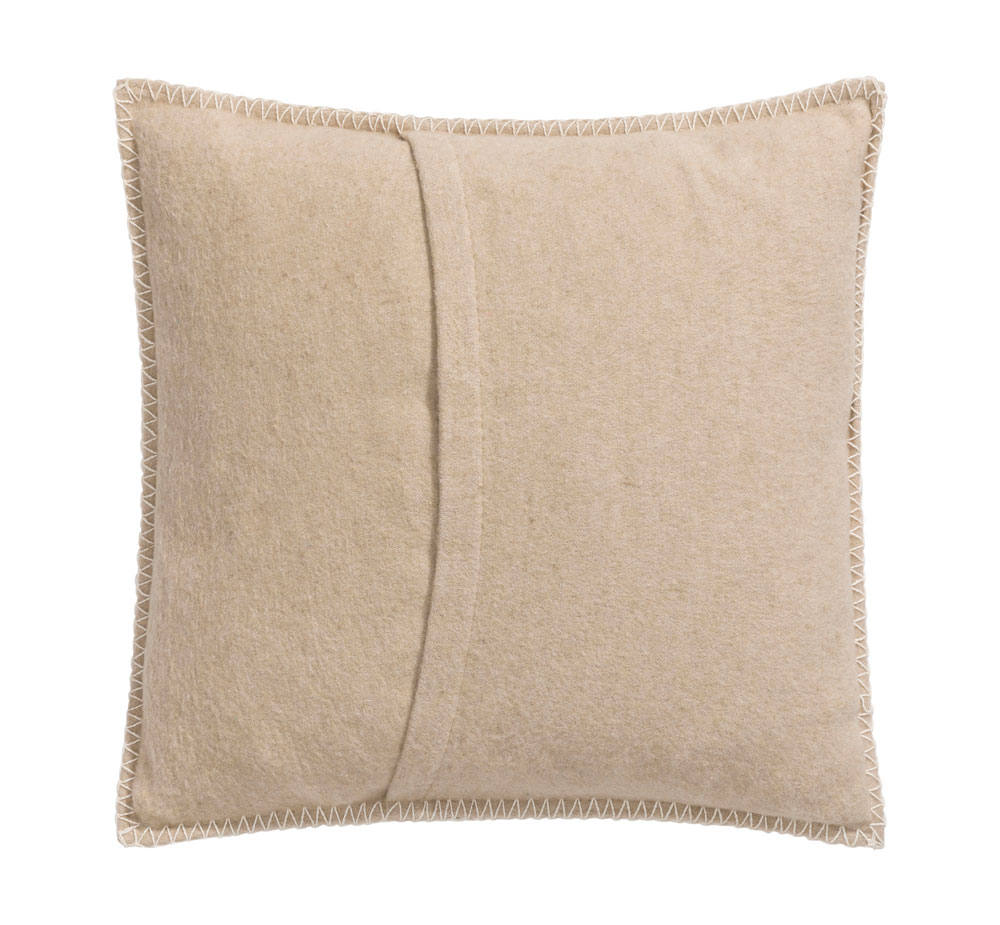 Flanellkissen SYLT uni 50/50 cm