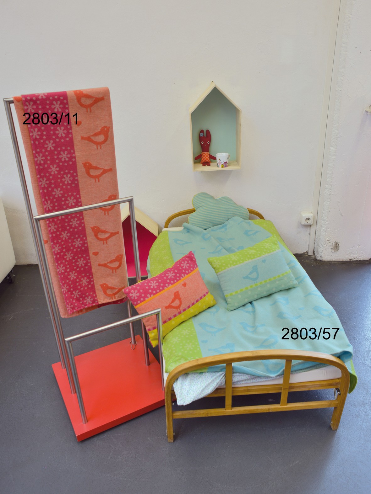 Babydecke IDA "Vögelchen" 100/140 cm