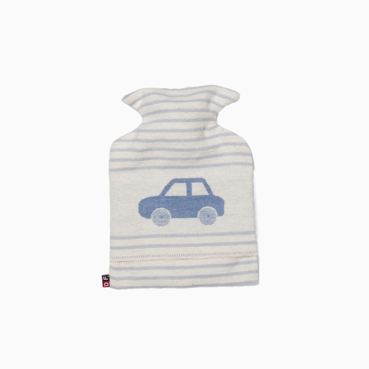 Kinderwärmflasche AUTO hellblau
